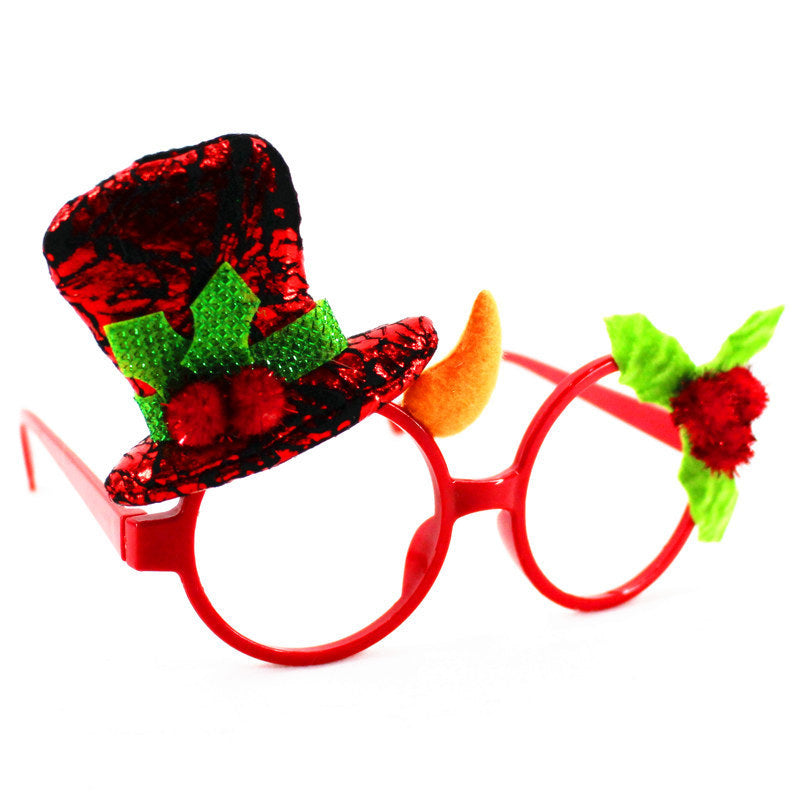 Christmas glasses frame Christmas party supplies Christmas gifts Christmas decorations glasses Santa glasses Christmas glasses frame Christmas party supplies Christmas gifts Christmas decorations glasses Santa glasses